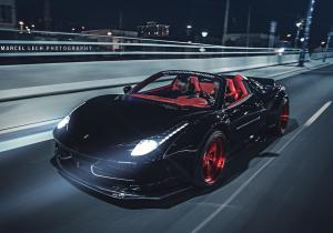 Ferrari 458 Spider by Liberty Walk 2014 года